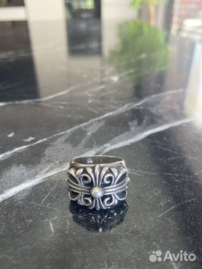 Chrome hearts кольцо серебро