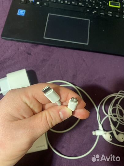 Зарядка iPhone блок, кабель, наушники нерабочее