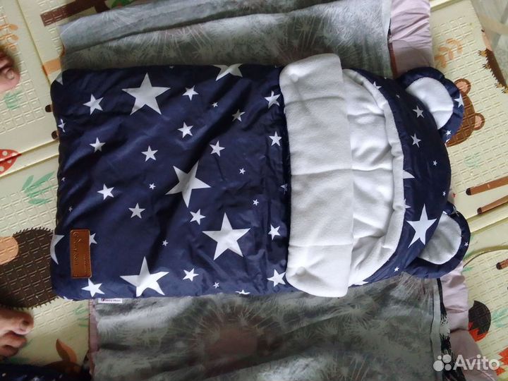 Теплый конверт на выписку