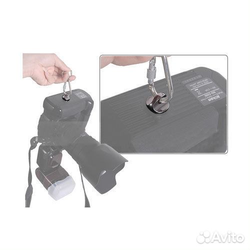 Адаптер для крепления камеры и ремня резьба 1/4