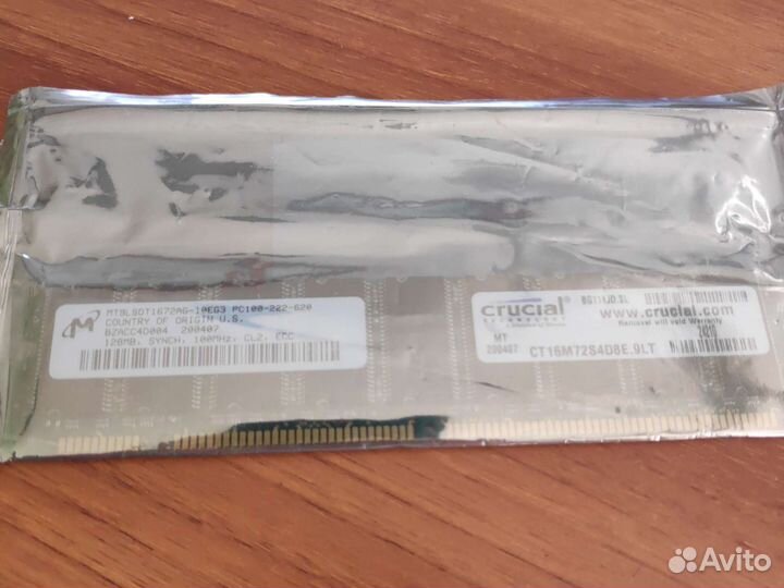 Оперативная память Crucial sdram PC100