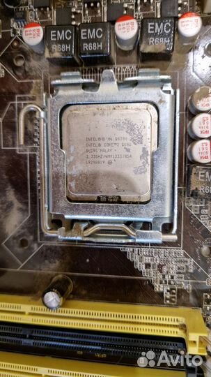 Материнская плата с процессором