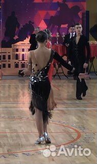 Платье для бальных танцев латина, ю2, молодежь