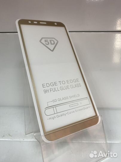 Защитное стекло Samsung J415/J4+ 2018, gold