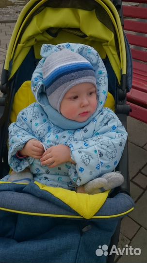 Зимний/весенний комбинезон 86 см