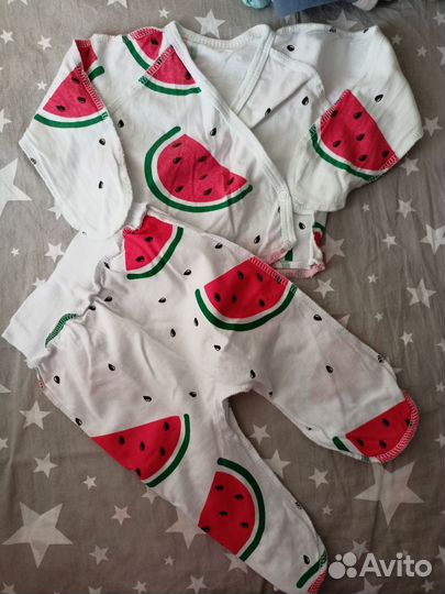 Вещи пакетом для новорожденного