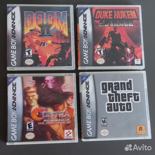 Картриджи game boy advance. Игры gba