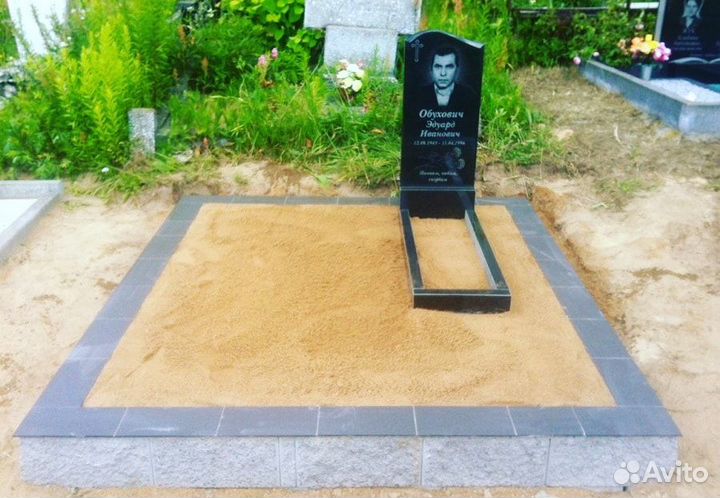 Благоустройство мест захоронений, памятники