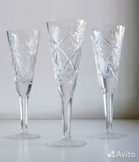Фужеры хрустальные СССР