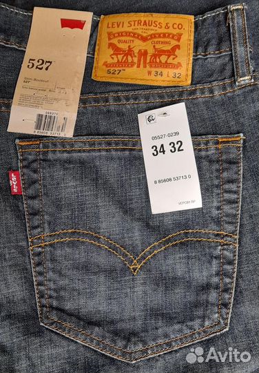 Levis 527 34x32 MadeinMexico Оригинал 50-52 Новые