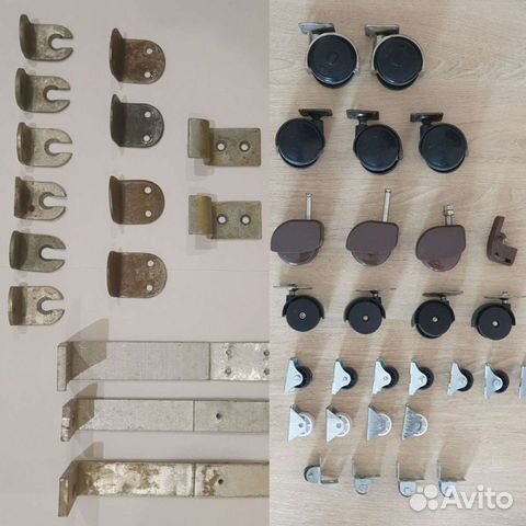 Колёсики/металлические уголки для мебели