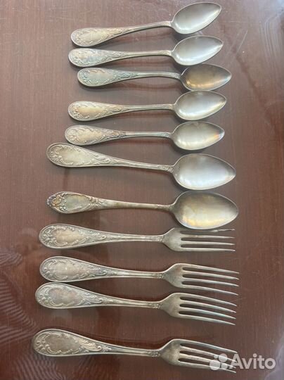 Ложки / вилки мельхиор СССР