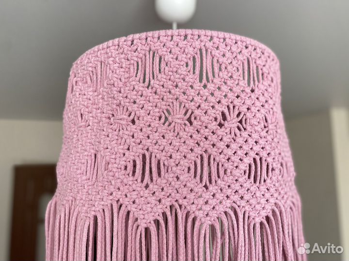 Люстра абажур макраме на заказ