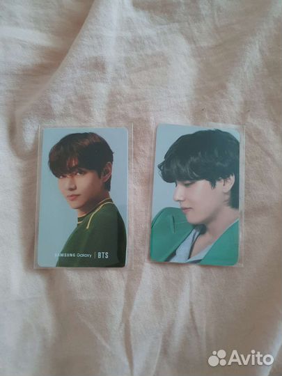 BTS Samsung карты Тэхёна