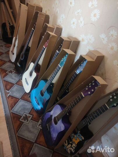 Гитара акустическая и классическая новая 38 и 40д
