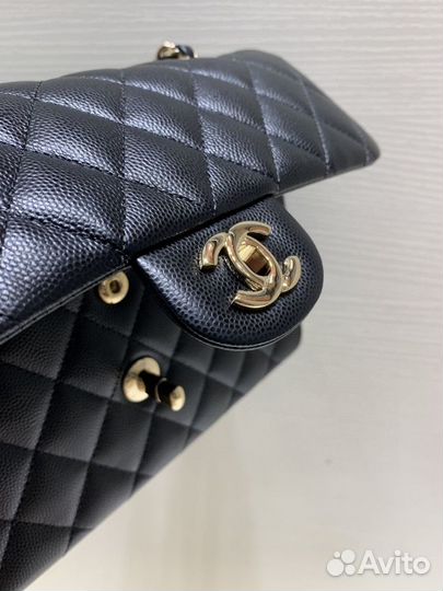 Сумка Chanel classic flap 2.55 чёрная