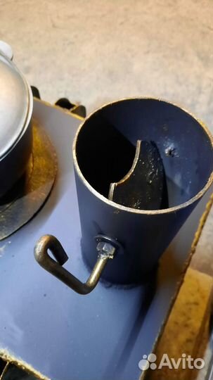 Печь с конвекционными радиаторами (буржуйка)