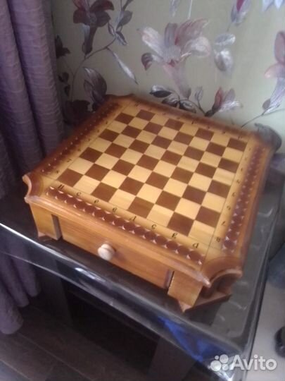 Шахматы деревянные ручной работы