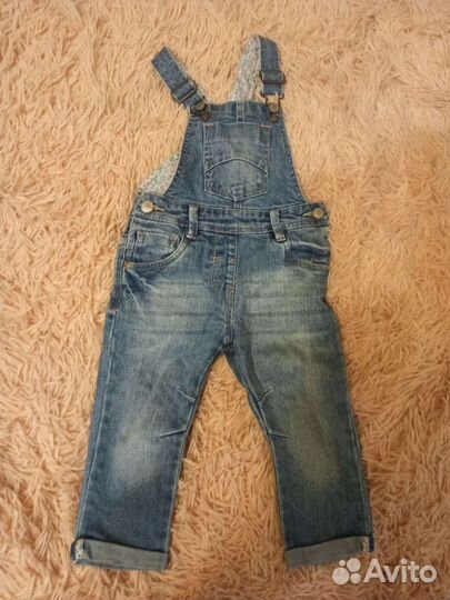 Джинсовый комбинезон для девочки