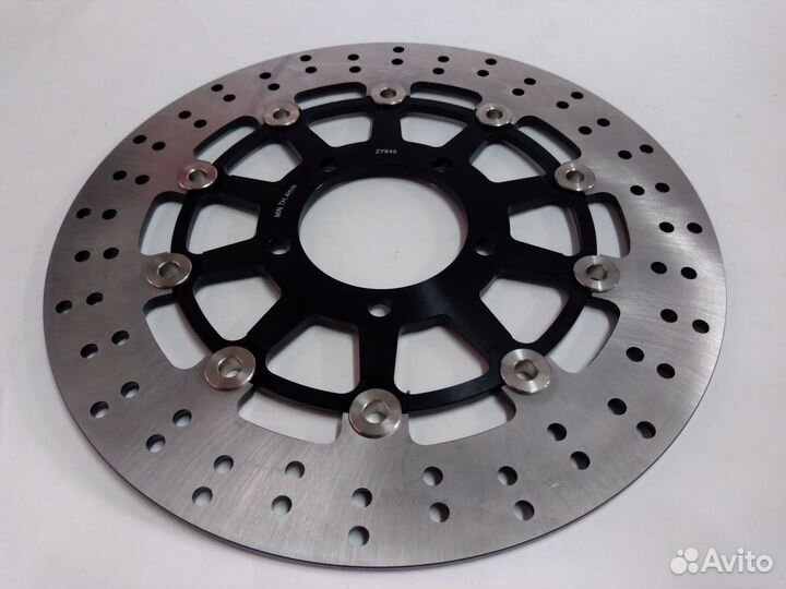 Диск тормозной передний на kawasaki ZX 6R ninja