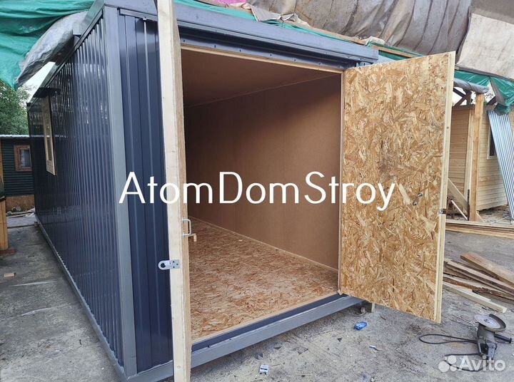 Бытовка деревянная утепленная с электрикой