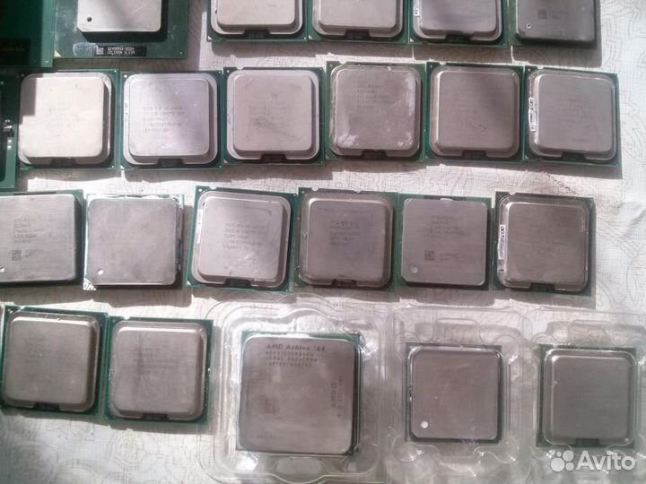 Процессоры Intel & AMD 20шт