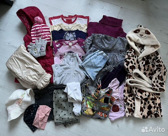 Пакет вещей на девочку 4-5 лет