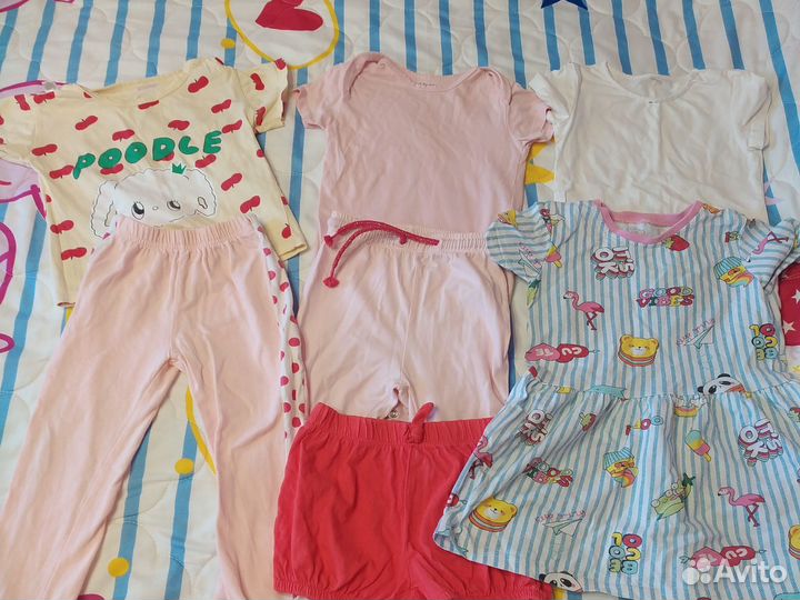 Вещи пакетом на девочку 92-104