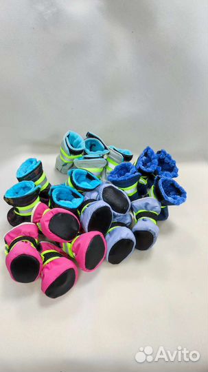 Ботинки зимние для собак