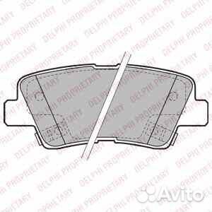 Колодки дисковые delphi LP2195