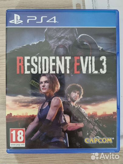 Resident evil 3 Игры для приставок ps4