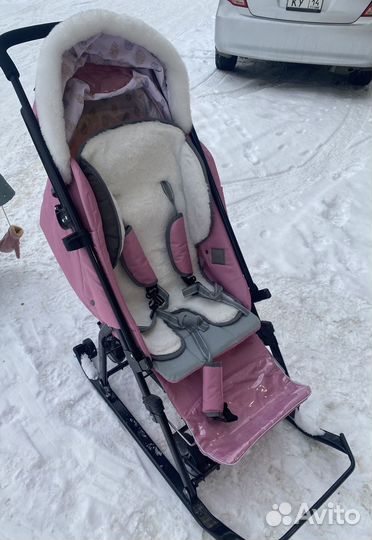 Коляска санки