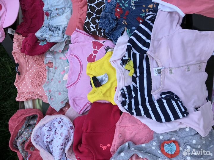 Вещи пакетом для девочек 6 мес-2 года