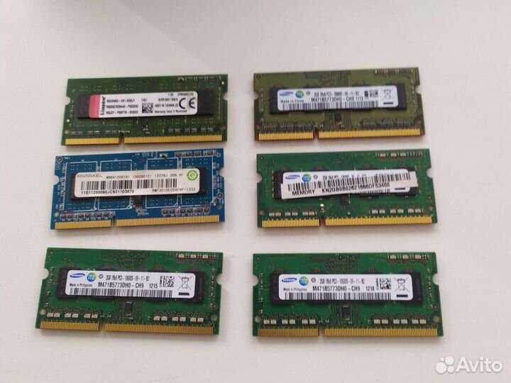 Оперативная память ddr3(ddr3L) -2 Gb