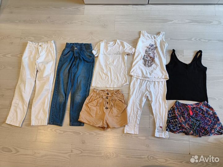 Вещи пакетом на девочку рост 146