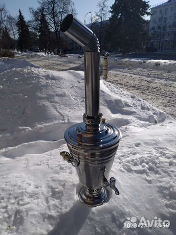 Самовар нерж сталь 7л