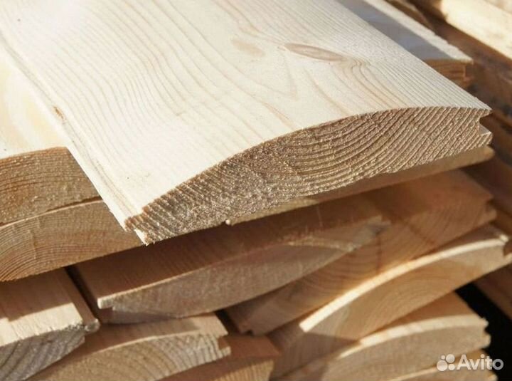 Блок-хаус (имитация бревна) 28*145*5000 мм