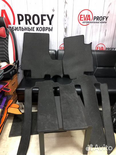 Автоковрики eva на 2 ряда для Hinda Stepwagon