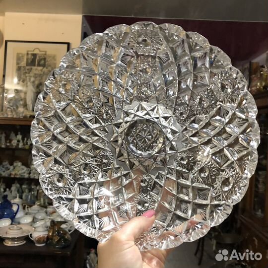 Салатник хрустальный