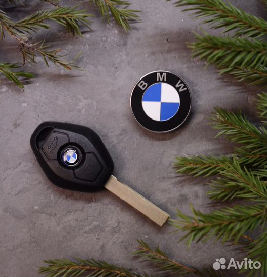 Подарочный набор bmw значок, арома, ключ
