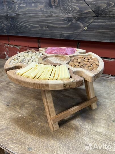 Винный столик менажница