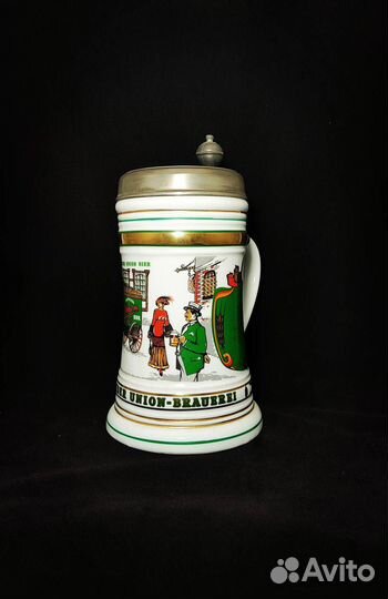 Коллекционная пивная кружка 1990 год