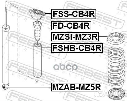 Опора амортизатора задняя ford focus II CB4 200