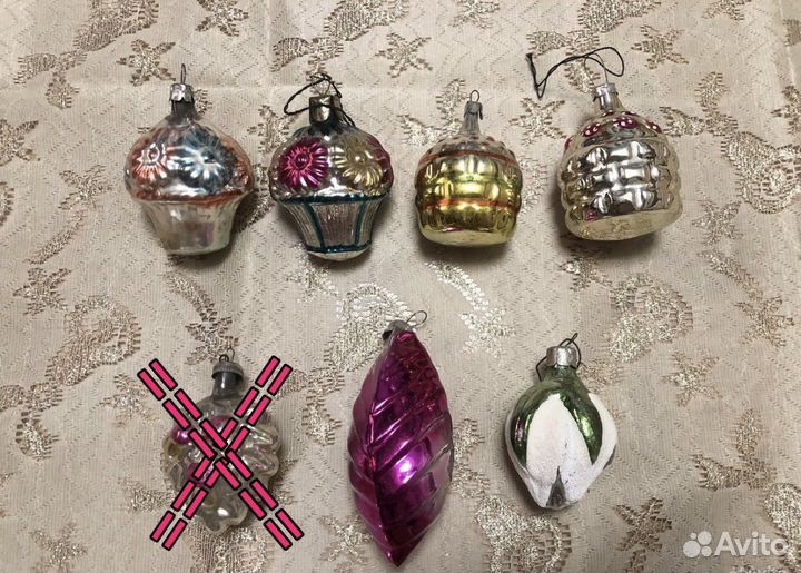 Елочные игрушки СССР