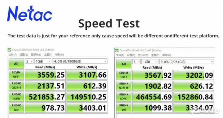 SSD netac NV3000 500gb