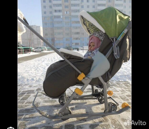 Коляска санки