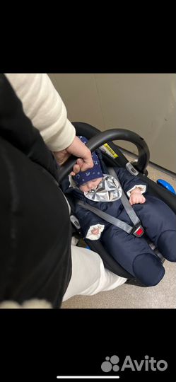 Коляска anex cross 3 в 1 черная