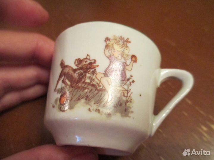 Кофейник чайные пары сливочник для кукол гдр