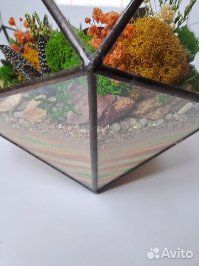 Флорариум Оазис, подарок, декор, интерьер