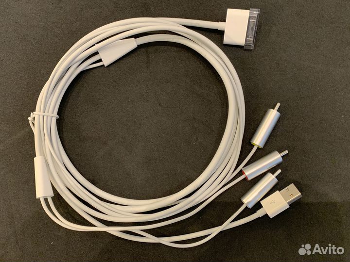 Кабель Composite AV Cable Apple MC748Z (Оригинал)